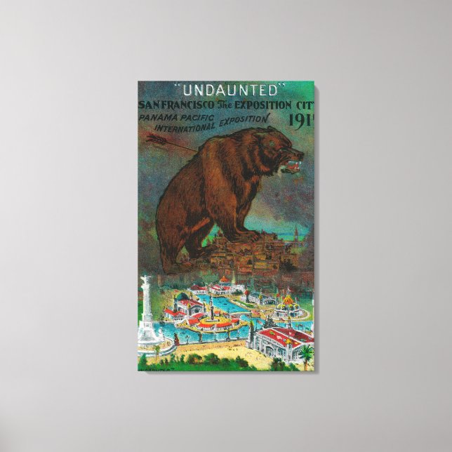 Lienzo Publicidad de la Expo Internacional del Pacífico d (Anverso)