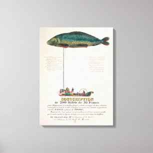 Lienzo Publicidad de poster la suscripción