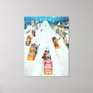 Lienzo Publicidad de Star Toboggan 1887
