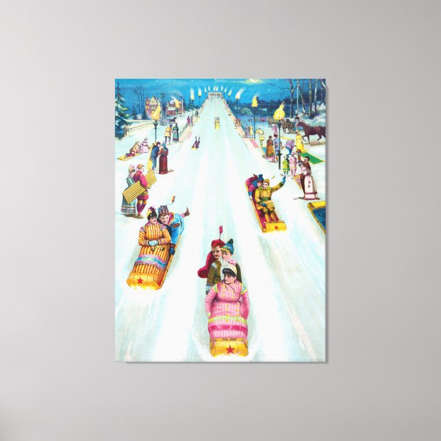 Lienzo Publicidad de Star Toboggan 1887 (Anverso)