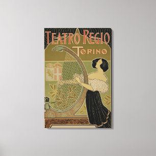 Lienzo Publicidad para el 'Teatro Real'