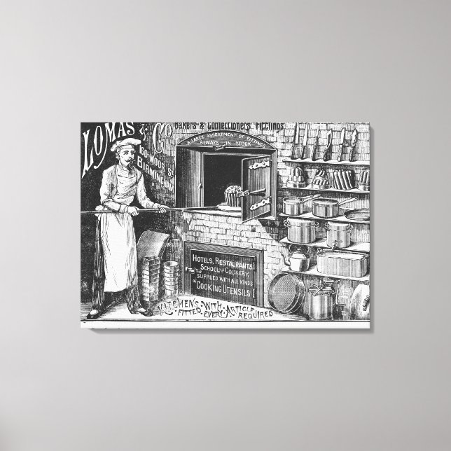 Lienzo Publicidad para Lomas y Co. (Anverso)