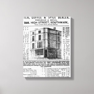 Lienzo Publicidad para Robert Jones, té