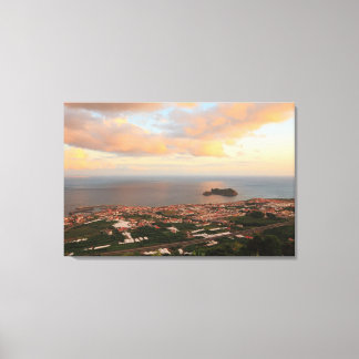 Lienzo Pueblo de las Azores
