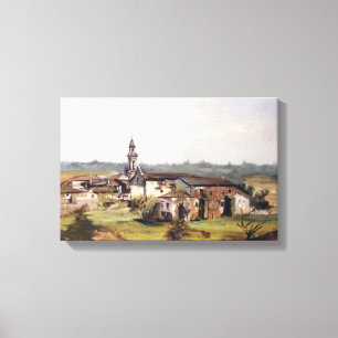 Lienzo Pueblo de Lugo/Village in Lugo