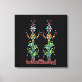 Lienzo Pueblo del Corn Azul