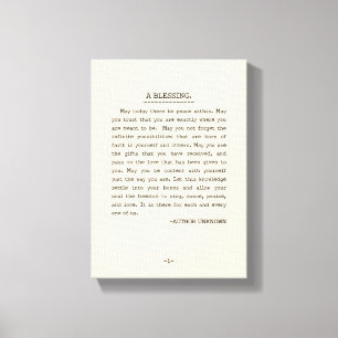 Lienzo Puede hoy haber paz dentro