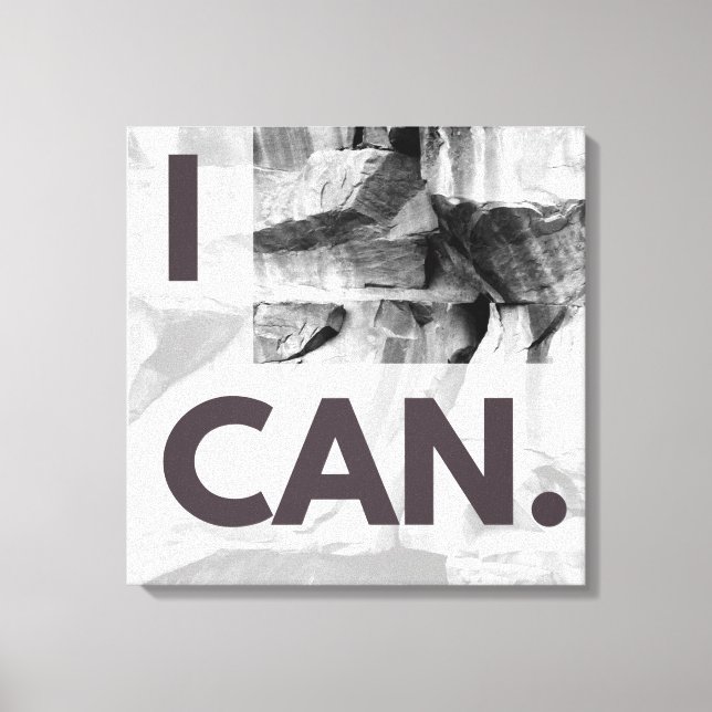 Lienzo Puedo Gray Stone Rock Streaming Imprimir (Anverso)