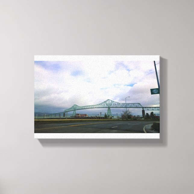 Lienzo Puente Astoria-Megler, Astoria, Oregón (Anverso)