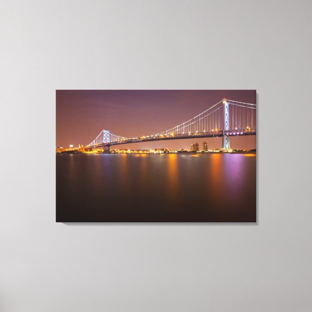 Lienzo Puente Ben Franklin (Anverso)