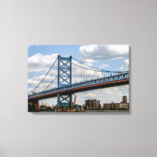 Lienzo Puente Benjamin Franklin, Filadelfia, PA