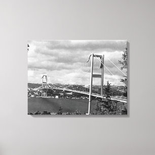 Lienzo Puente Bósforo Estambul Turquía vintage