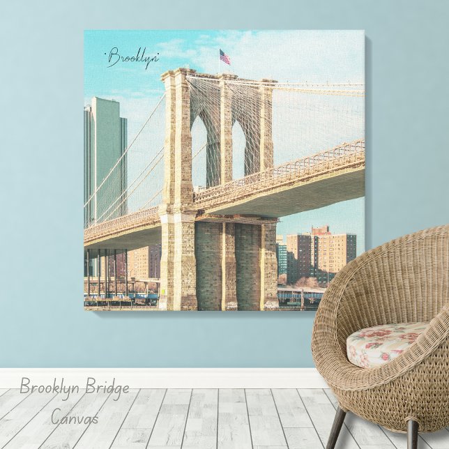 Lienzo Puente Brooklyn de Nueva York (Brooklyn Bridge Canvas)