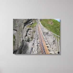 Lienzo Puente colgante histórico de Carrick-a-rede, Norte