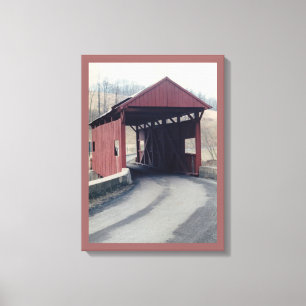 Lienzo Puente cubierto