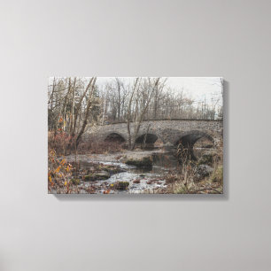 Lienzo Puente de arco de piedra - Unami Creek - Sumneytow