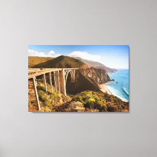 Lienzo Puente de Bixby, Sur grande, California, los