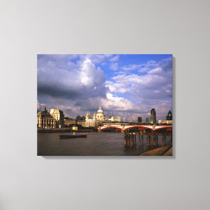 Lienzo Puente de Blackfriars y Catedral de San Pablo