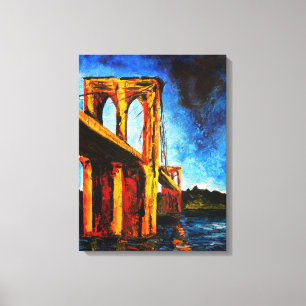 Lienzo Puente de Brooklyn a Utopía 2009