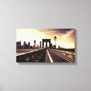 Lienzo Puente de Brooklyn - New York City
