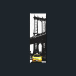 Lienzo Puente de Brooklyn Nyc Yellow Taxi Ciudad de Nueva<br><div class="desc">Brooklyn Bridge Nyc Yellow Taxi New York City Pop Art Canvas Art Print.</div>