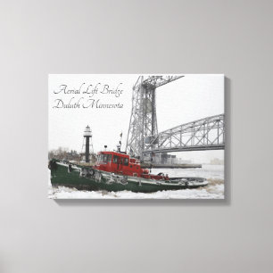 Lienzo Puente de elevación aérea Duluth Minnesota