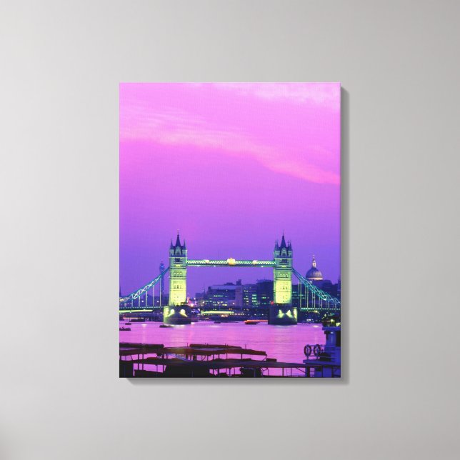 Lienzo Puente de la Torre, Londres, Inglaterra (Anverso)