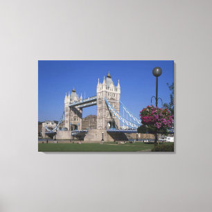 Lienzo Puente de la Torre, Río Támesis, Londres, Inglater