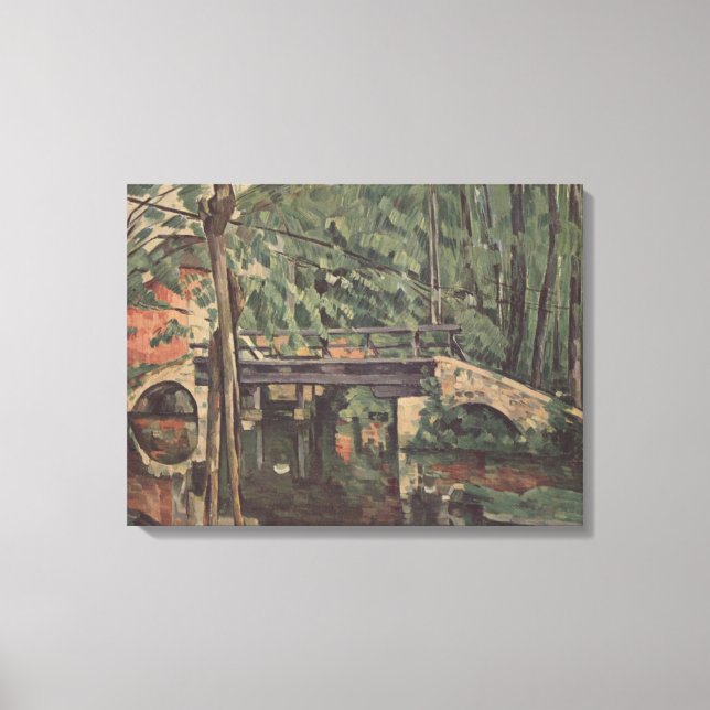 Lienzo Puente de Maincy - Paul Cezanne - c1880 (Anverso)