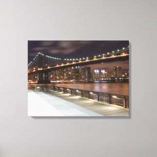 Lienzo Puente de Manhattan y Skyline NYC