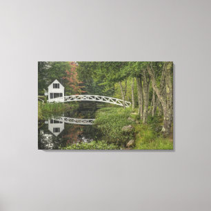 Lienzo Puente de pie blanco, Somesville, desierto del Mon