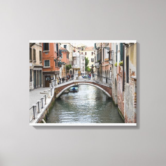 Lienzo Puente de pie en Venecia (Anverso)