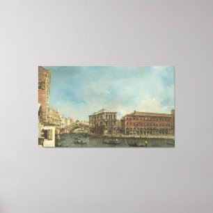 Lienzo Puente de Rialto con el dei Camerlenghi de Palazzo