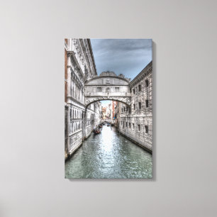Lienzo Puente de suspiros en Venecia Italia