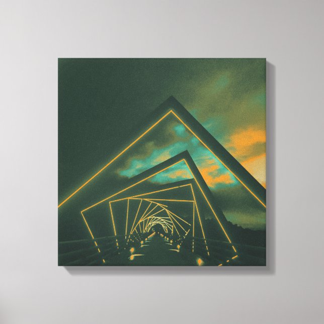 Lienzo puente de traza de tortuga alta (Anverso)