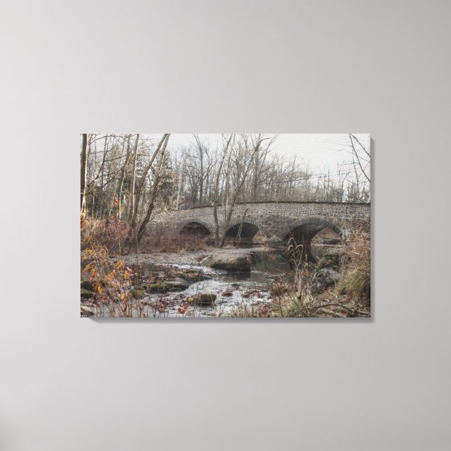 Lienzo Puente del Arco de Piedra - Unami Creek - Sumneyto (Anverso)