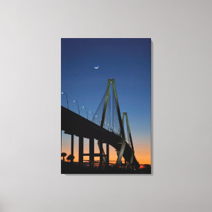 Lienzo Puente del Jr. de Arturo Ravenel en la oscuridad