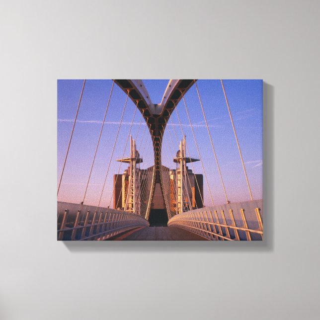 Lienzo Puente del Milenio, Centro Lowry, Salford (Anverso)