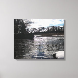 Lienzo Puente del río de Huron