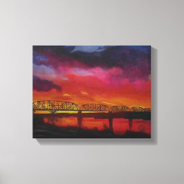 Lienzo Puente del tren Parker Arizona