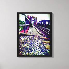 Lienzo Puente ferroviario
