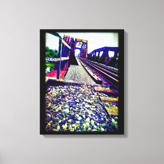 Lienzo Puente ferroviario