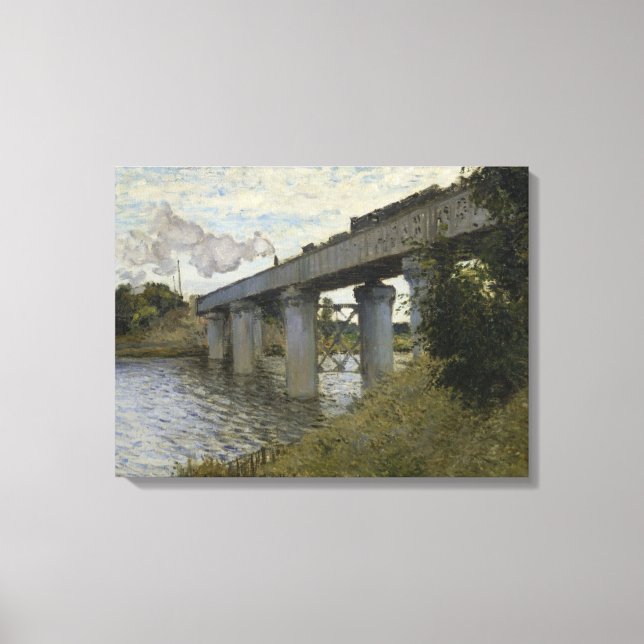 Lienzo Puente ferroviario de Argenteuil (ferrocarril) (po (Anverso)