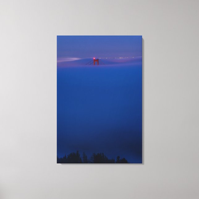 Lienzo Puente Golden Gate en Niebla (Anverso)