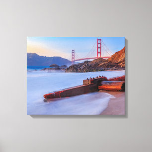 Lienzo Puente Golden Gate en San Francisco, Baker Beach