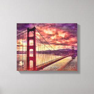 Lienzo Puente Golden Gate en San Francisco, California
