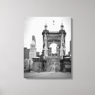 Lienzo Puente John A. Roebling, Cincinnati, OH