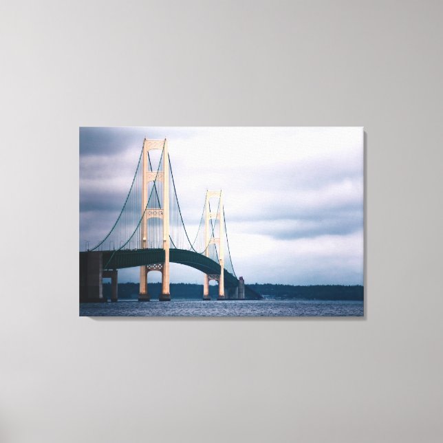 Lienzo Puente Mackinac (Anverso)