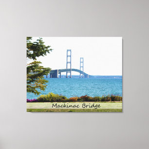 Lienzo Puente Mackinac/Lienzo envuelto