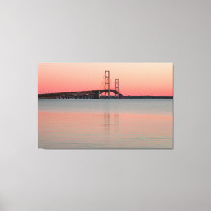 Lienzo Puente Mackinac, Michigan